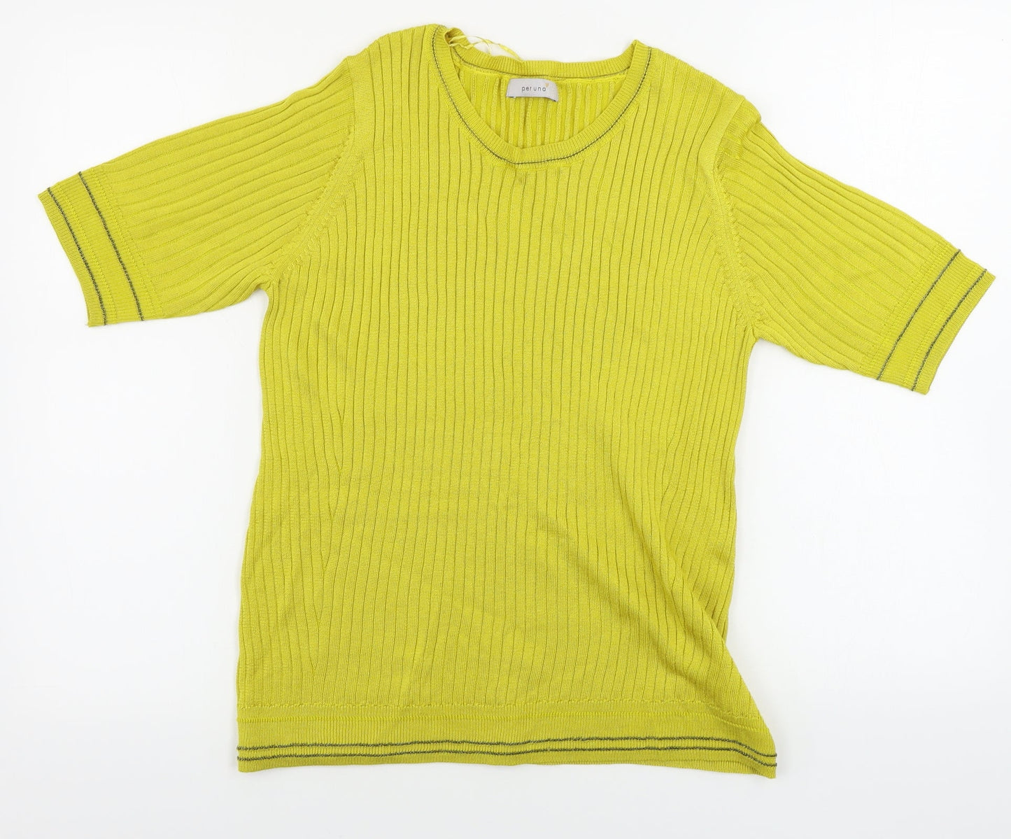 Womens UK Size 16 Marks and Spencer Yellow Pullover Jumper