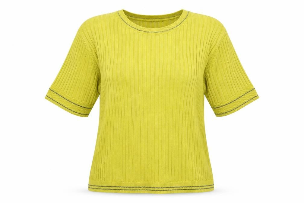 Womens UK Size 16 Marks and Spencer Yellow Pullover Jumper