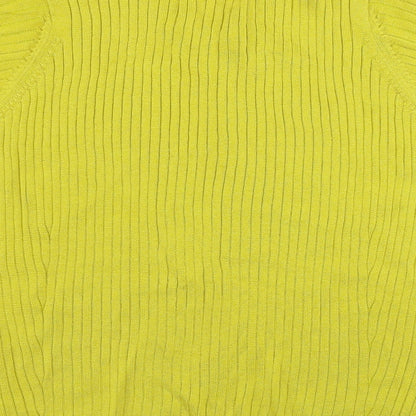 Womens UK Size 16 Marks and Spencer Yellow Pullover Jumper