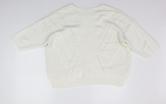 TU Womens White   Pullover Jumper Size 20  - washable mark