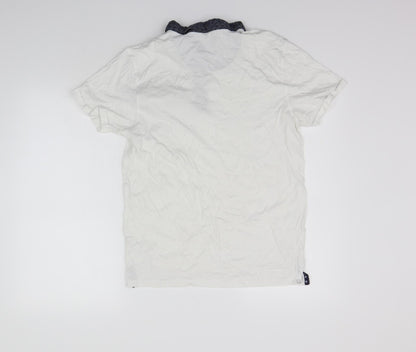 Womens UK Size M Twisted Soul White Basic Button-Up