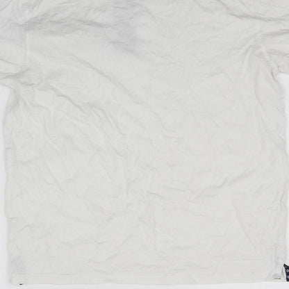 Womens UK Size M Twisted Soul White Basic Button-Up