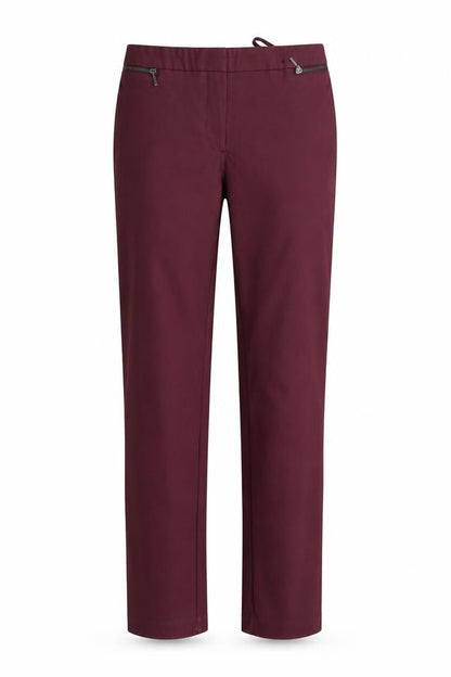 Front view of Atmosphere women’s purple trousers, size UK 10, 28-inch leg