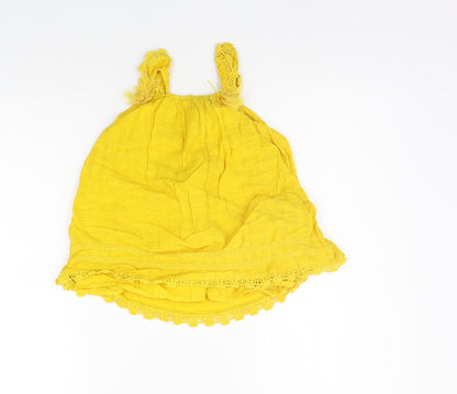 Matalan Girls Yellow   A-Line  Size 9-12 Months