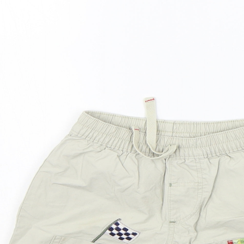 Mothercare Girls Beige   Cargo Trousers Size 0-3 Months