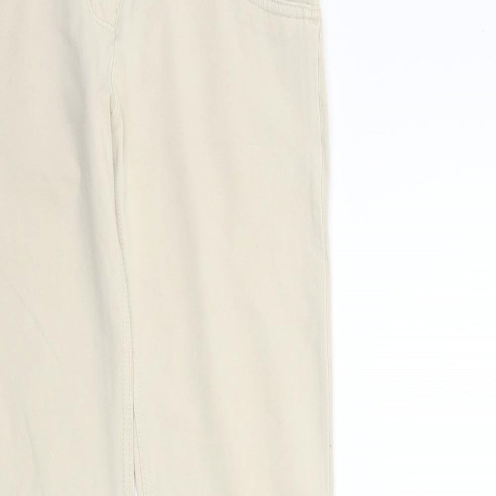 Womens UK Size 10 Yessica Regular Fit  Beige Trousers