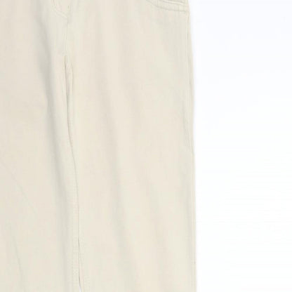Womens UK Size 10 Yessica Regular Fit  Beige Trousers
