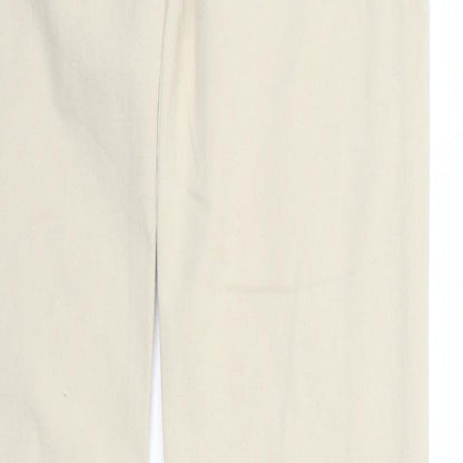 Womens UK Size 10 Yessica Regular Fit  Beige Trousers