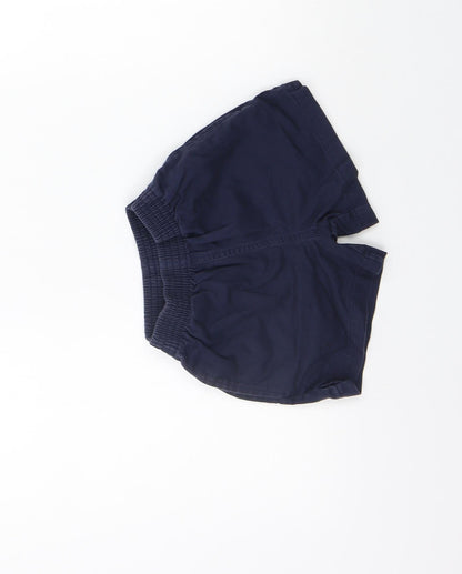 George Girls Blue   Chino Shorts Size 4-5 Years - Elastic Waist Band
