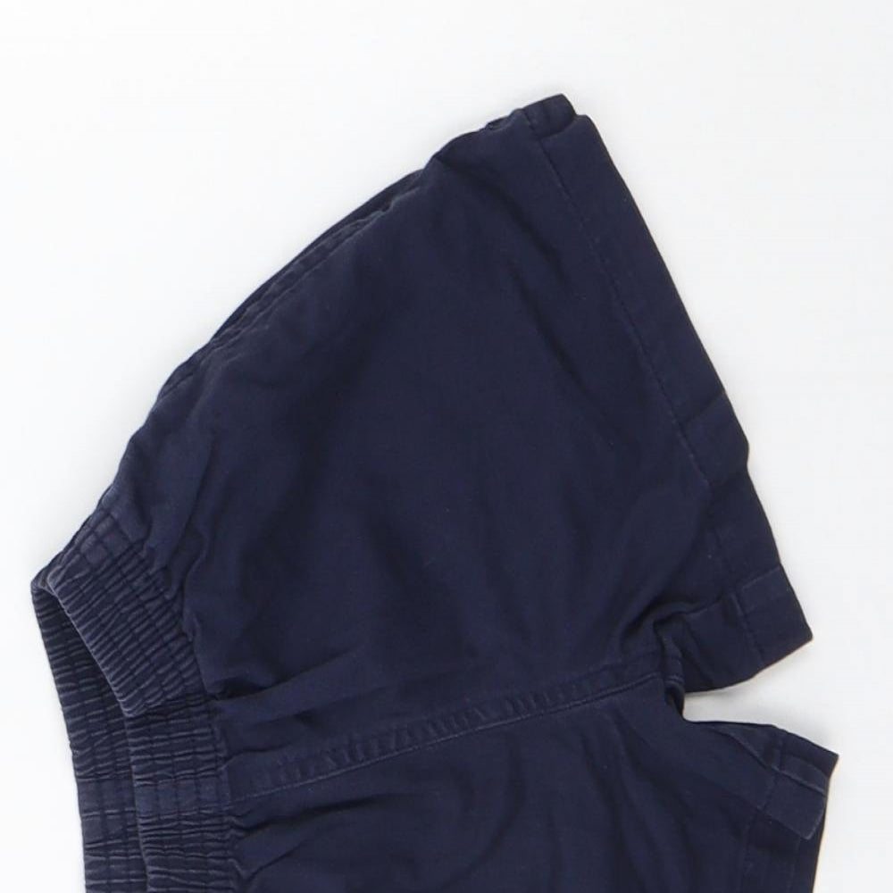 George Girls Blue   Chino Shorts Size 4-5 Years - Elastic Waist Band