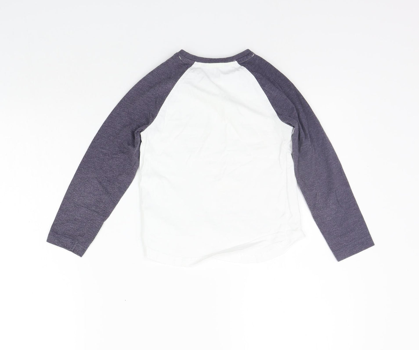 George Girls White   Basic T-Shirt Size 4-5 Years