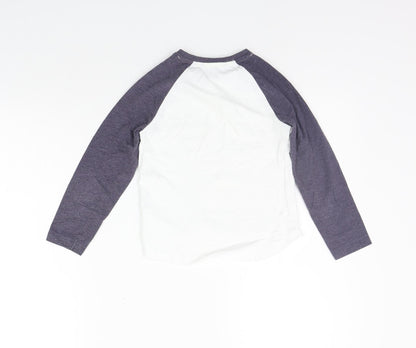 George Girls White   Basic T-Shirt Size 4-5 Years