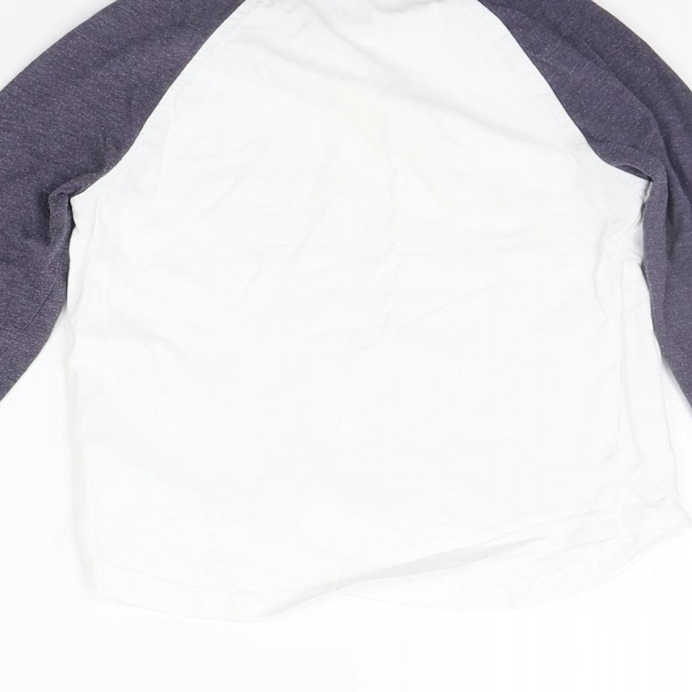 George Girls White   Basic T-Shirt Size 4-5 Years