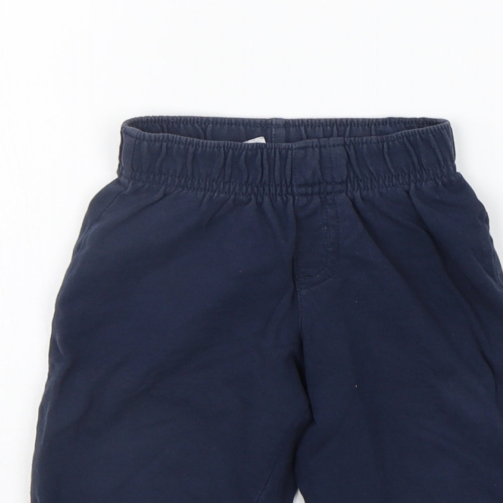 George Girls Blue   Sweatpants Trousers Size 6-9 Months  - Elastic Waist Band