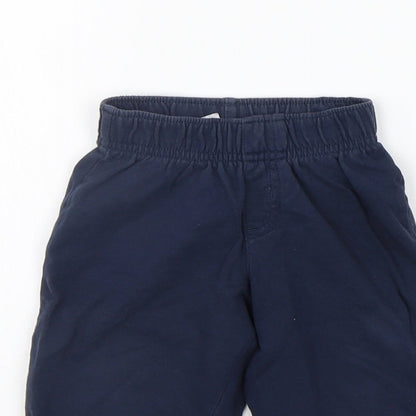 George Girls Blue   Sweatpants Trousers Size 6-9 Months  - Elastic Waist Band