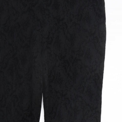 one tone Womens Black   Jegging Trousers Size M L28 in - Elastic Waist Band