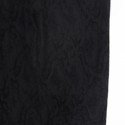 one tone Womens Black   Jegging Trousers Size M L28 in - Elastic Waist Band