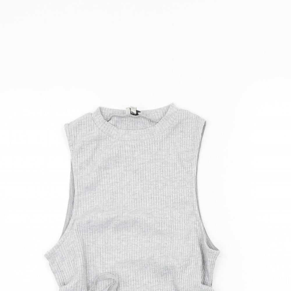 Womens UK Size 10 River Island Grey Pullover Jumper