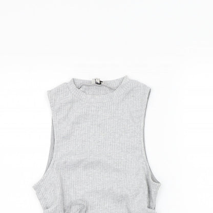 Womens UK Size 10 River Island Grey Pullover Jumper