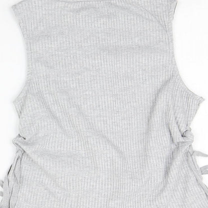 Womens UK Size 10 River Island Grey Pullover Jumper