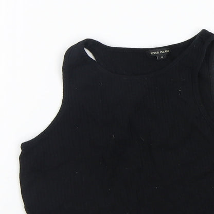 Womens UK Size 8 River Island Black Pullover Jumper