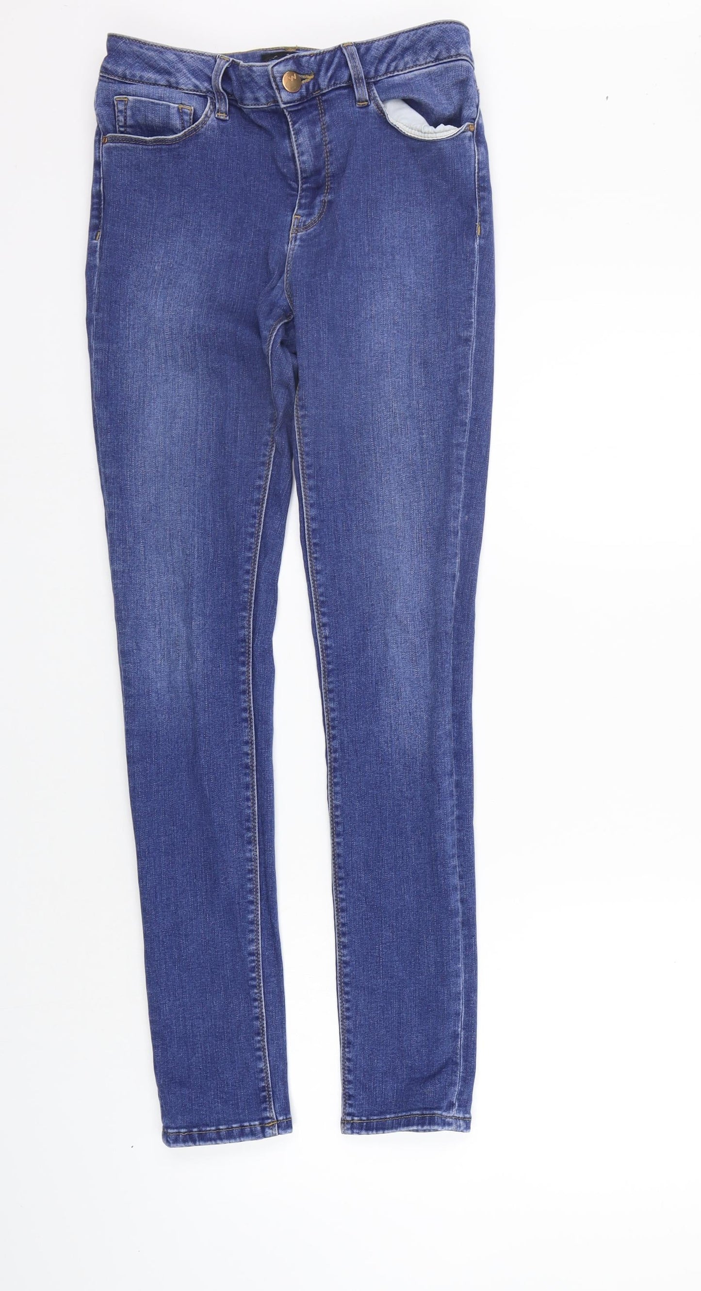 Womens UK Size 28 in waredenim Regular Fit Skinny Blue Jeans