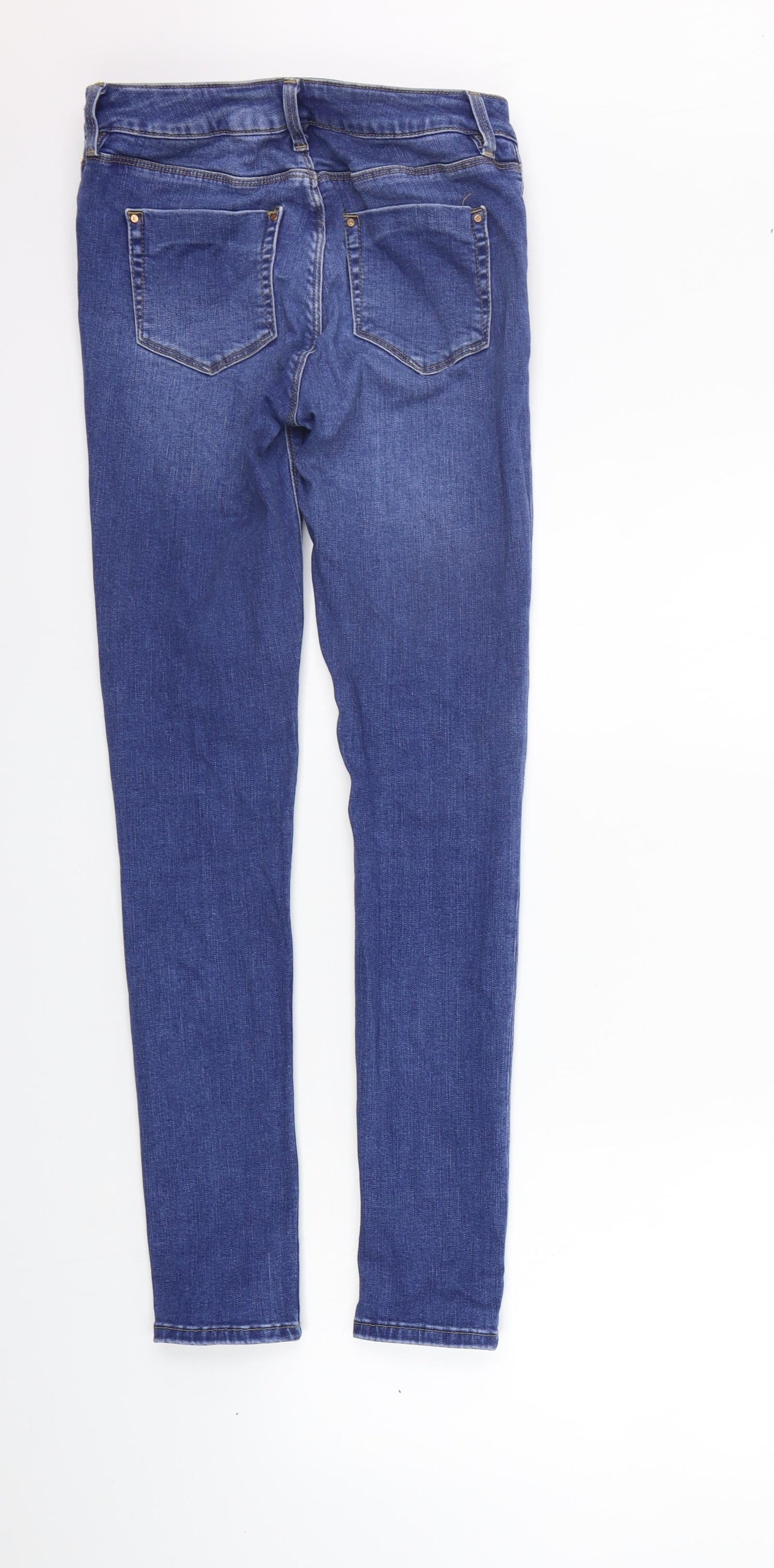 Womens UK Size 28 in waredenim Regular Fit Skinny Blue Jeans
