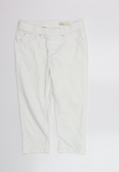 365 Womens White   Trousers  Size 10 L20 in - washable mark