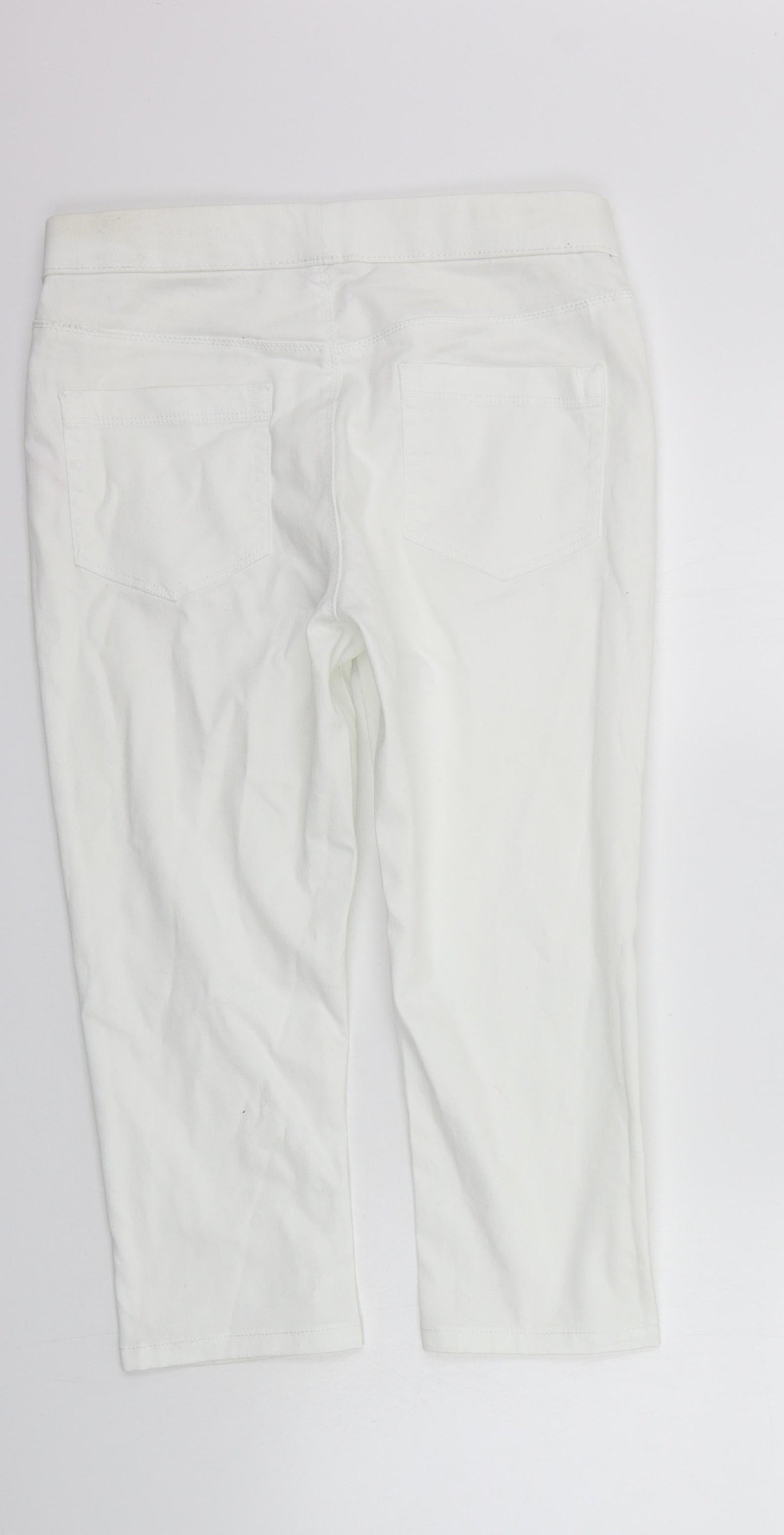 365 Womens White   Trousers  Size 10 L20 in - washable mark