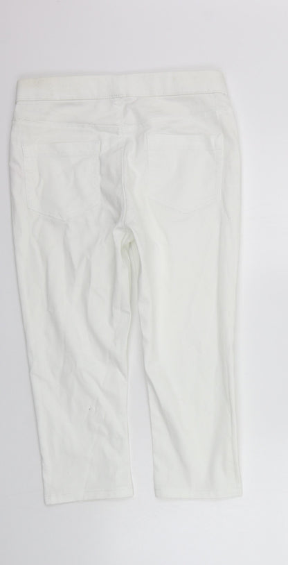 365 Womens White   Trousers  Size 10 L20 in - washable mark