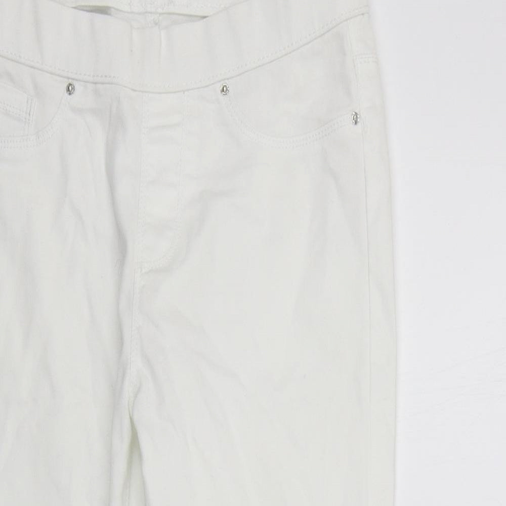 365 Womens White   Trousers  Size 10 L20 in - washable mark