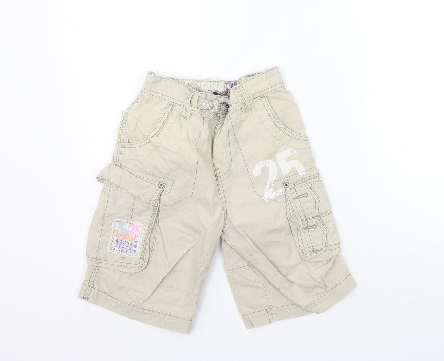 NEXT Boys Beige Ikat  Chino Trousers Size 7 Years