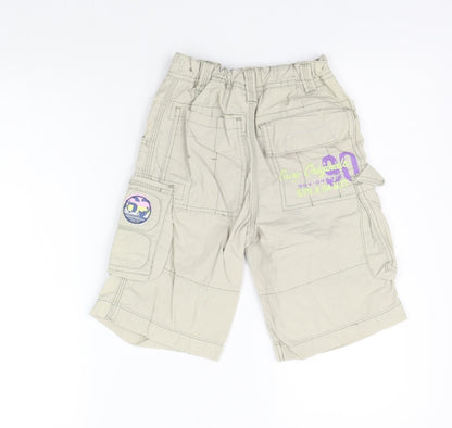 NEXT Boys Beige Ikat  Chino Trousers Size 7 Years