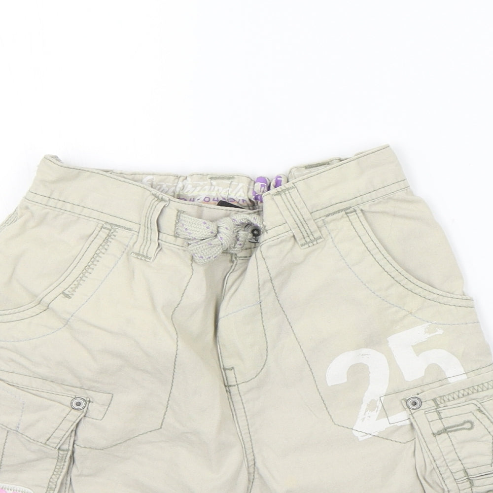 NEXT Boys Beige Ikat  Chino Trousers Size 7 Years