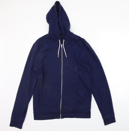 New Look Mens Blue   Full Zip Jumper Size S