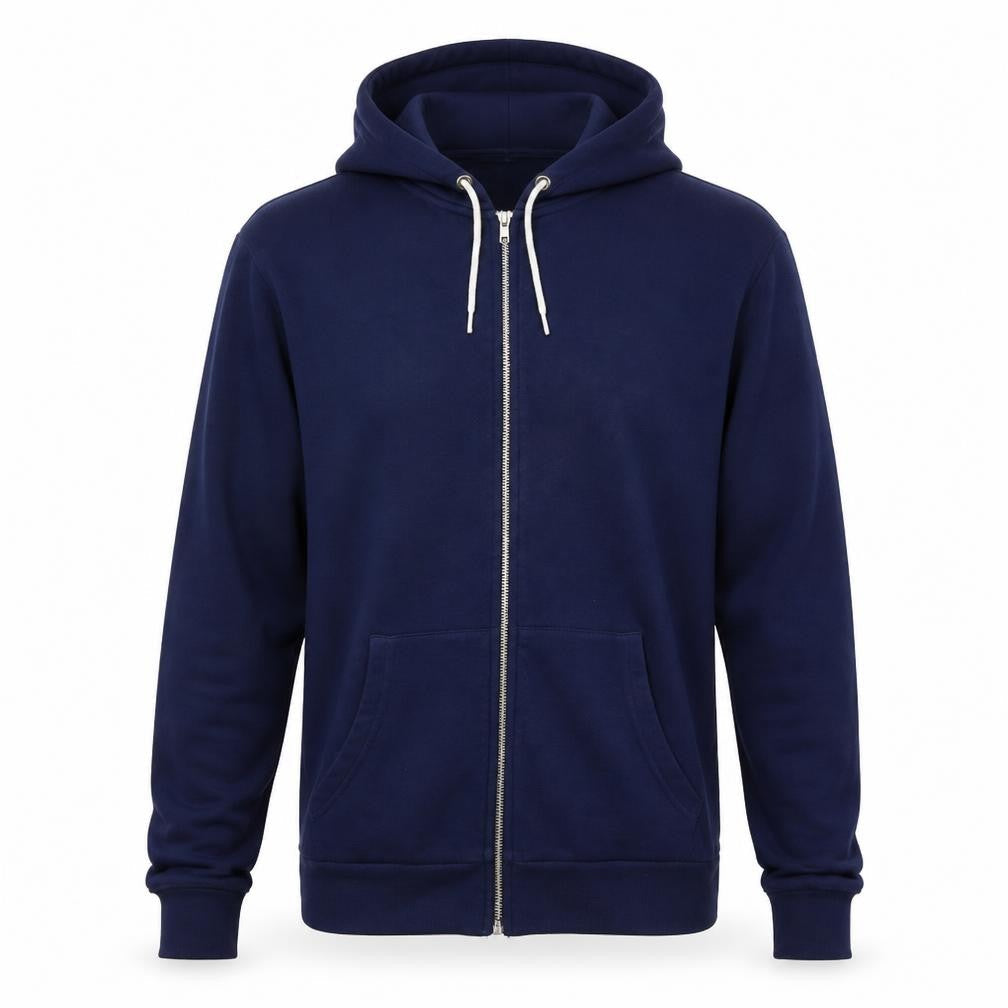 Mens UK Size S New Look Blue Full Zip Jumper