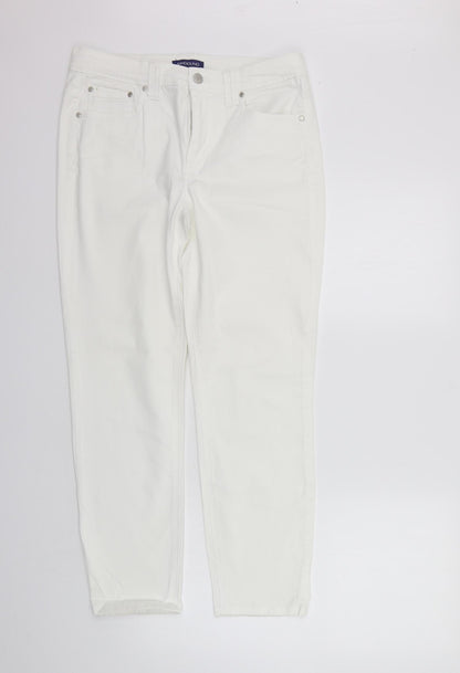 Bandolino Womens White   Trousers  Size 10 L26 in - washable mark