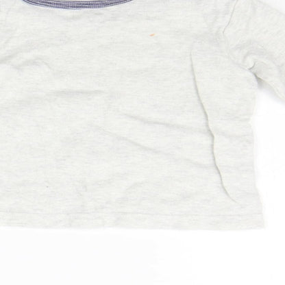 George Girls Grey   Pullover Jumper Size 3-6 Months