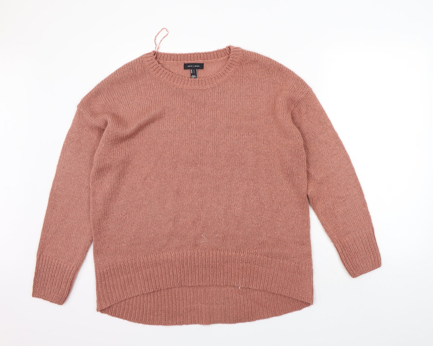 Womens UK Size L New Look Pink Pullover Jumper
