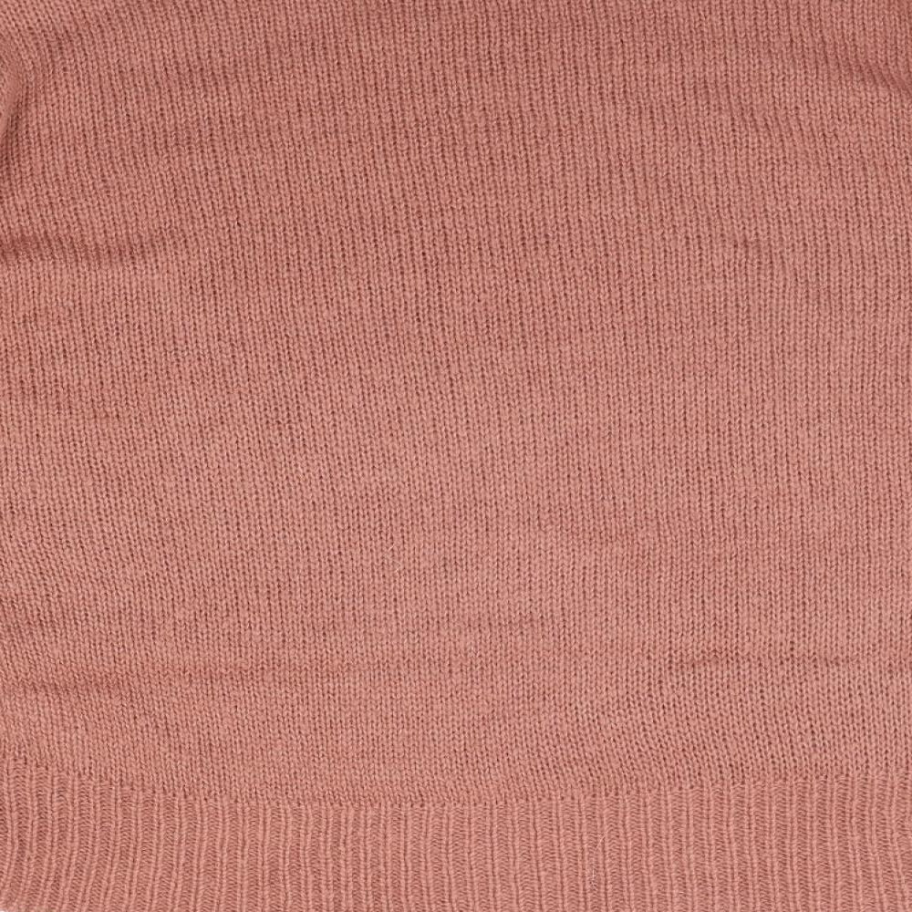 Womens UK Size L New Look Pink Pullover Jumper