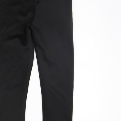 Womens UK Size 10 Boohoo Regular Fit Jogger Black Trousers