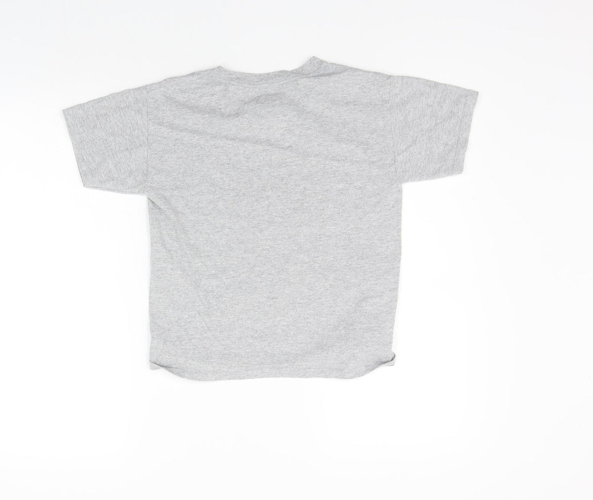 Back view of Newcastle United boys’ grey basic t-shirt, size S