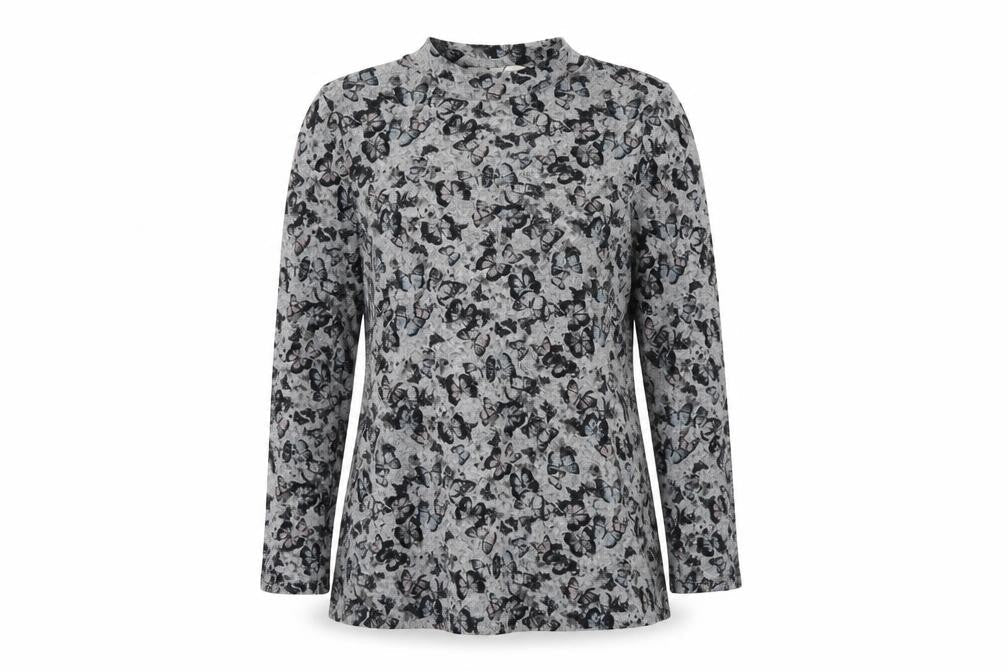 Womens UK Size 8 George Grey Basic Blouse