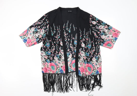 B. You Womens Multicoloured Floral  Cardigan Jumper Size S