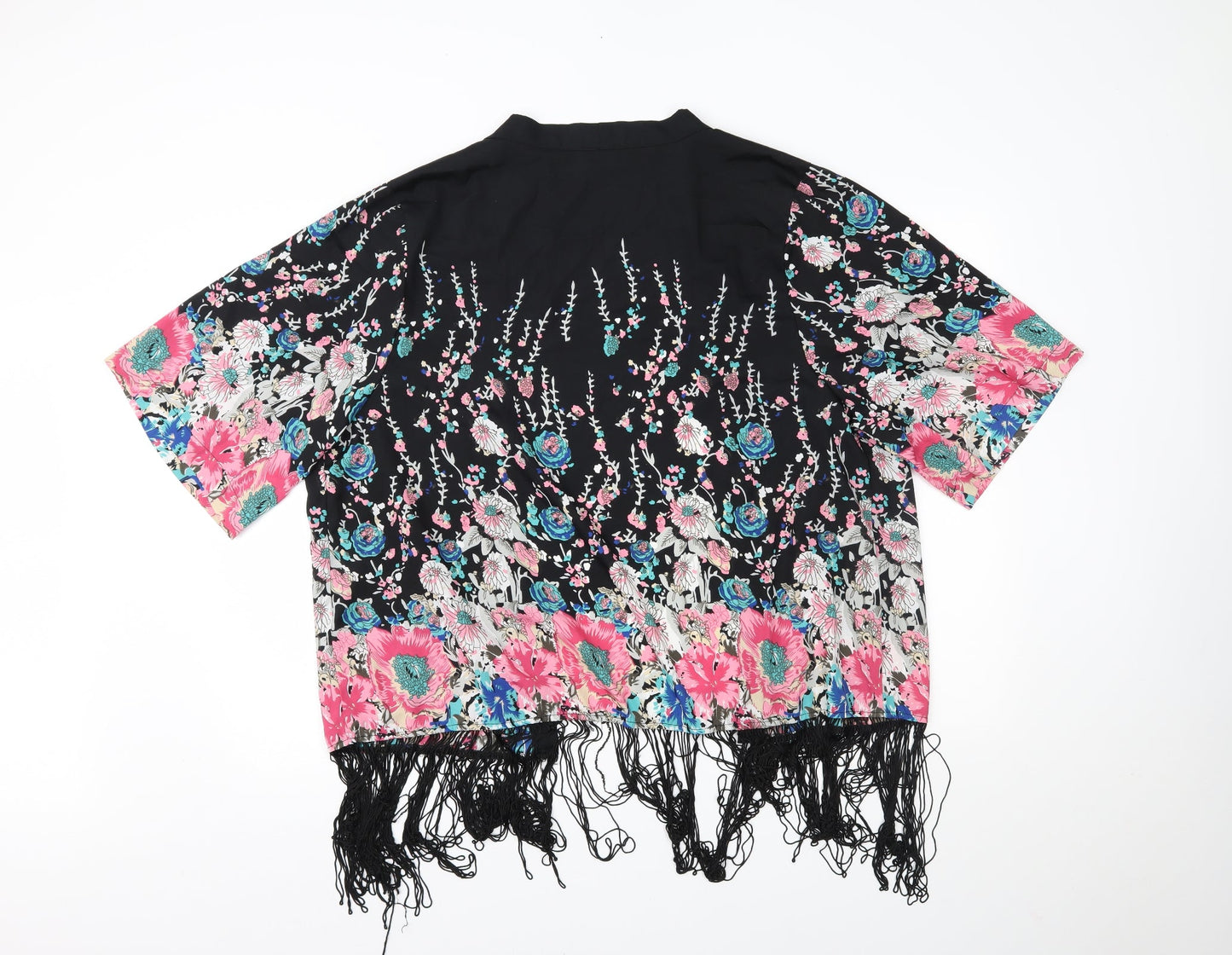 B. You Womens Multicoloured Floral  Cardigan Jumper Size S