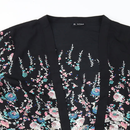 B. You Womens Multicoloured Floral  Cardigan Jumper Size S