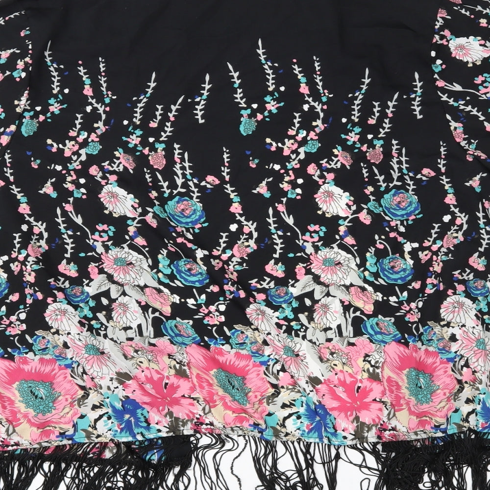 B. You Womens Multicoloured Floral  Cardigan Jumper Size S