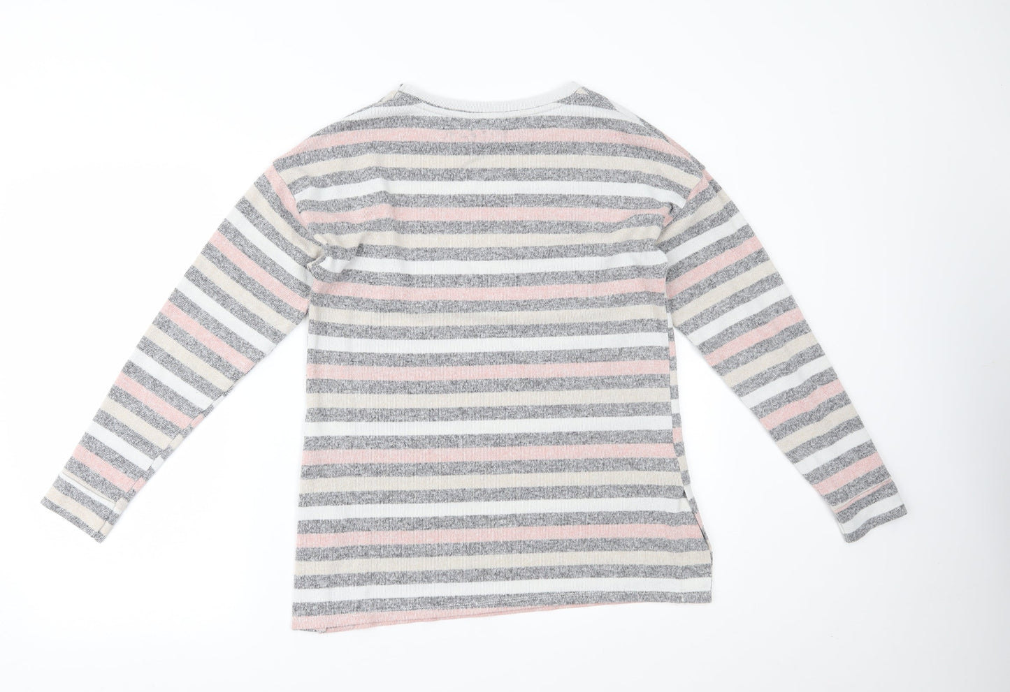 Womens UK Size 8 Peacocks Multicoloured Pullover Jumper