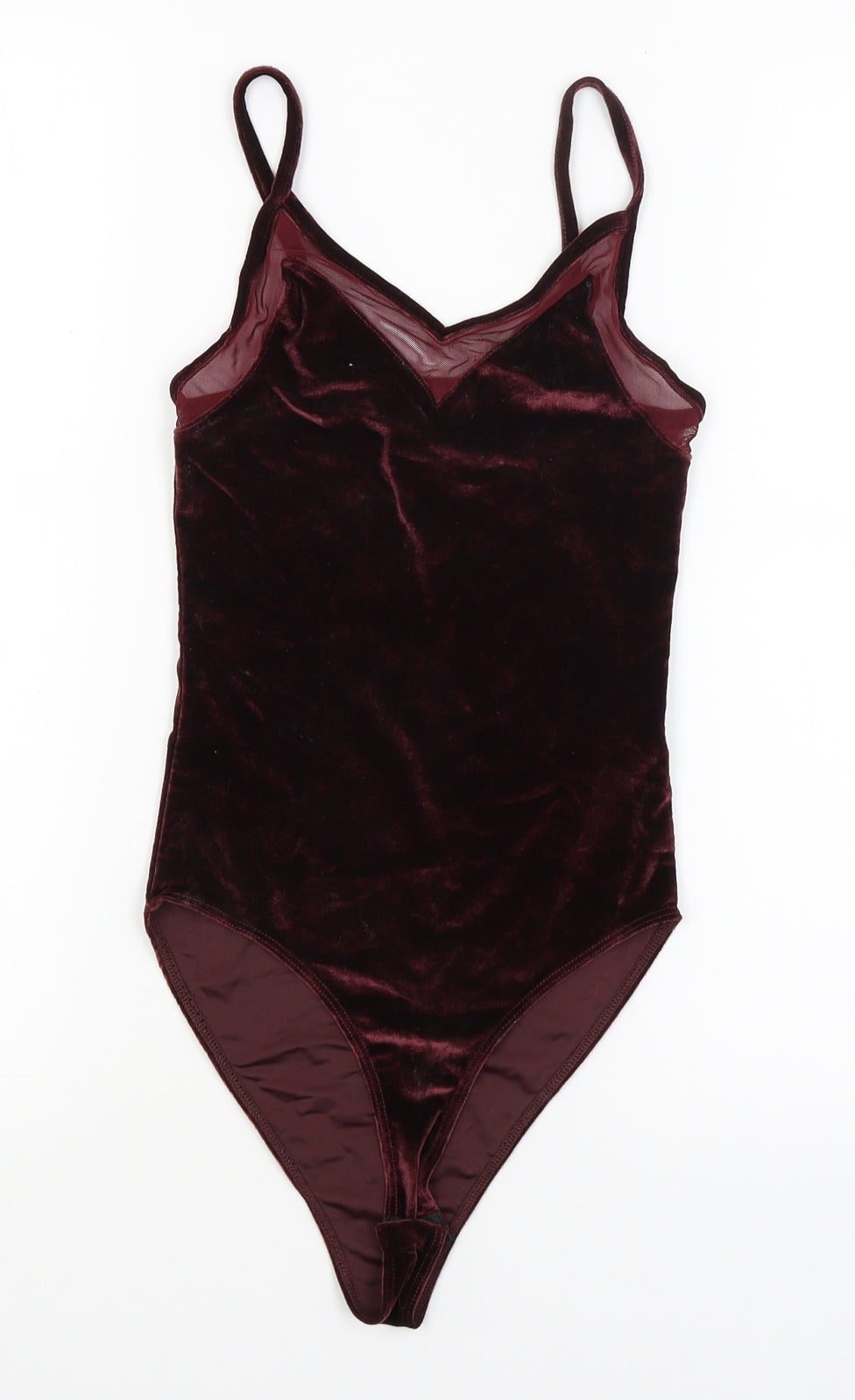 New Look Womens Red   Bodysuit One-Piece Size 6