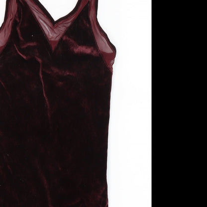 New Look Womens Red   Bodysuit One-Piece Size 6